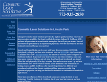 Tablet Screenshot of cosmeticlasersolutions.com